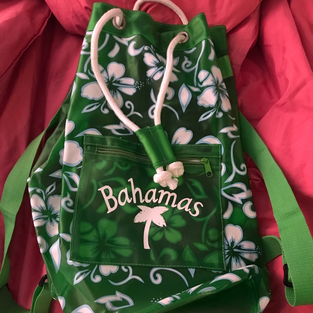 Green Bahamas backpack